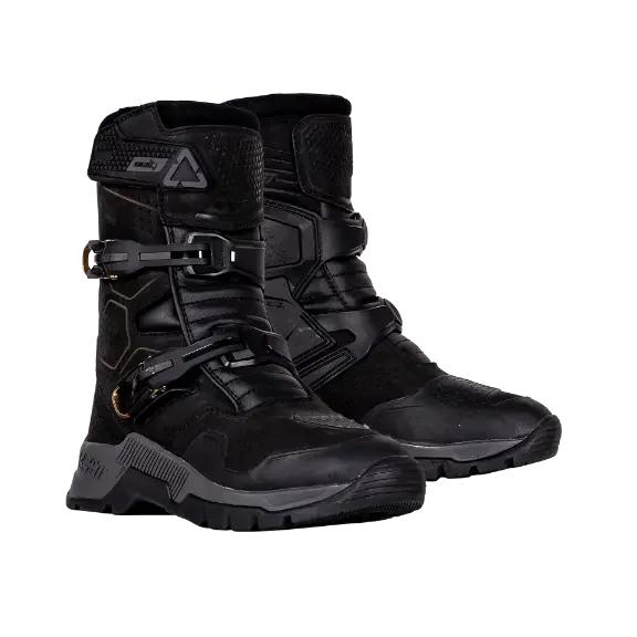 Bota Leatt Adventure Hydradri 7.5 Preto Curta - Spinelli Motos